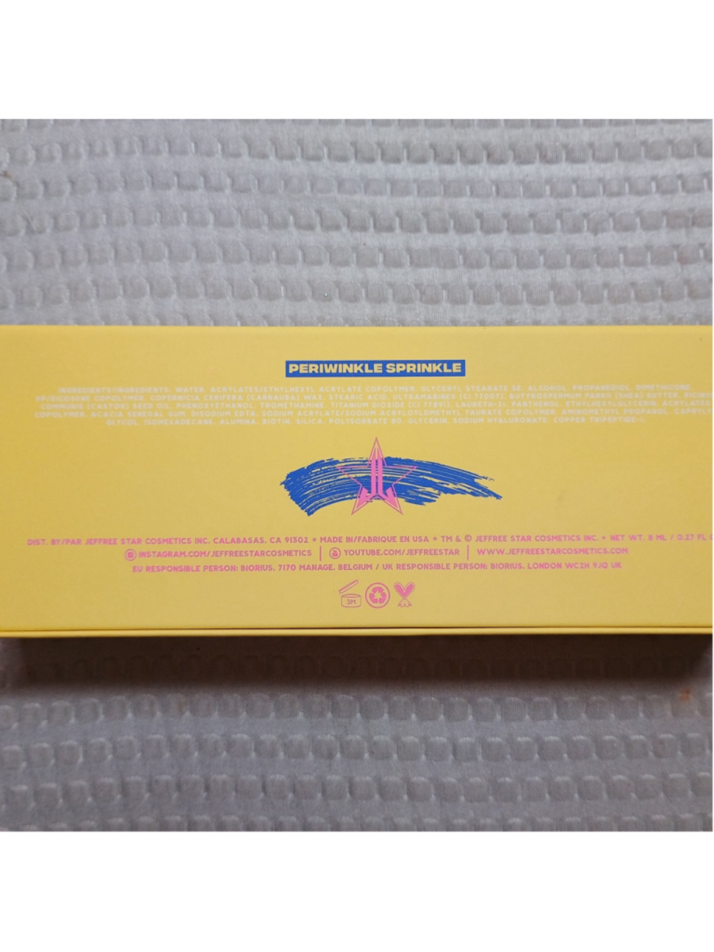Jeffree Star Cosmetics F*ck Proof Mascara - Periwinkle Sprinkle - - Picture 2 of 3